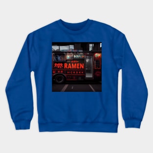 Cyberpunk Tokyo Ramen Food Truck Crewneck Sweatshirt